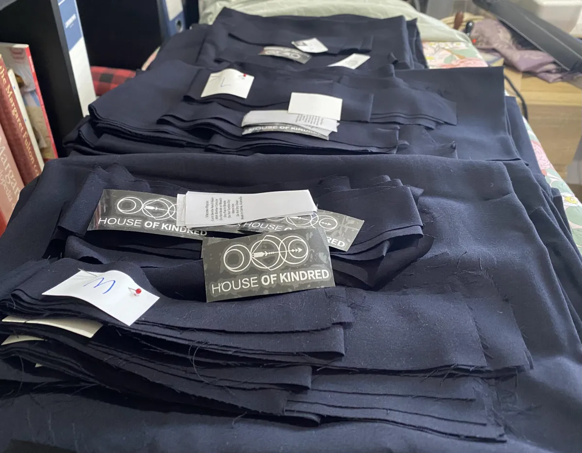 Pattern making and sampling sevices with Bespoke Stitchery