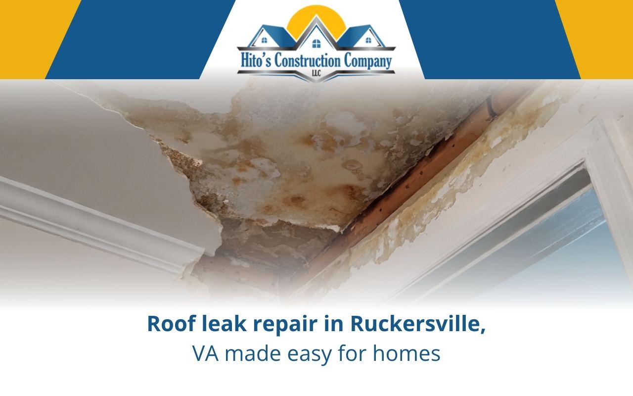 Roof leak repair in Ruckersville, VA made easy for homes