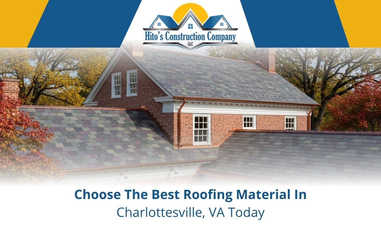 Best roofing material in Charlottesville, VA for a protected home