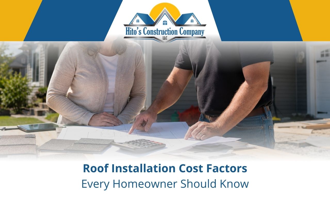 roof installation cost planning for a residential roofing project