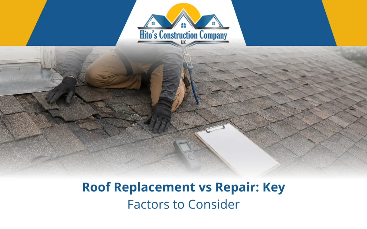  Roof replacement vs repair assessment for a residential home