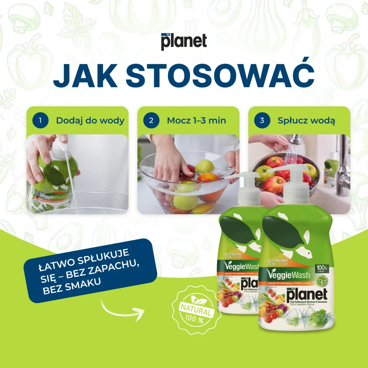 MY PLANET PŁYN DO MYCIA OWOCÓW I WARZYW 425ML – Image 4