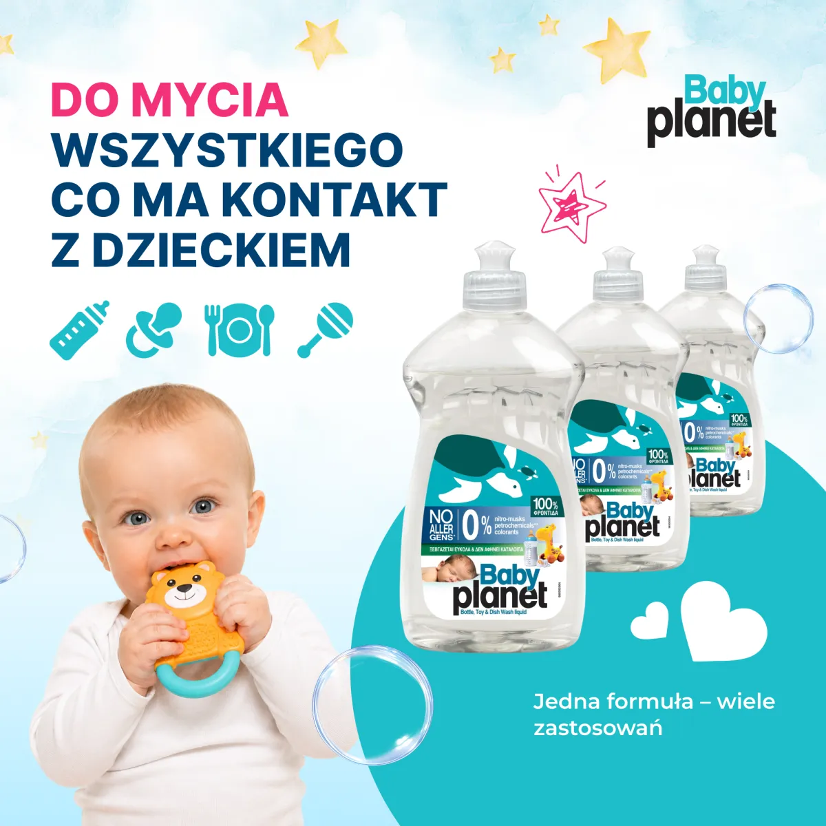 BABY PLANET PŁYN DO MYCIA BUTELEK, NACZYŃ I AKCESORIÓW DZIECIĘCYCH 425ML – Image 5