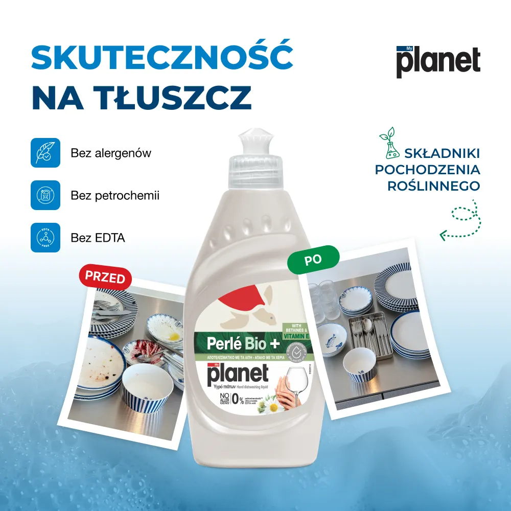 MY PLANET PŁYN DO MYCIA NACZYŃ DLA WRAŻLIWEJ SKÓRY PERLE BIO+ – Image 5
