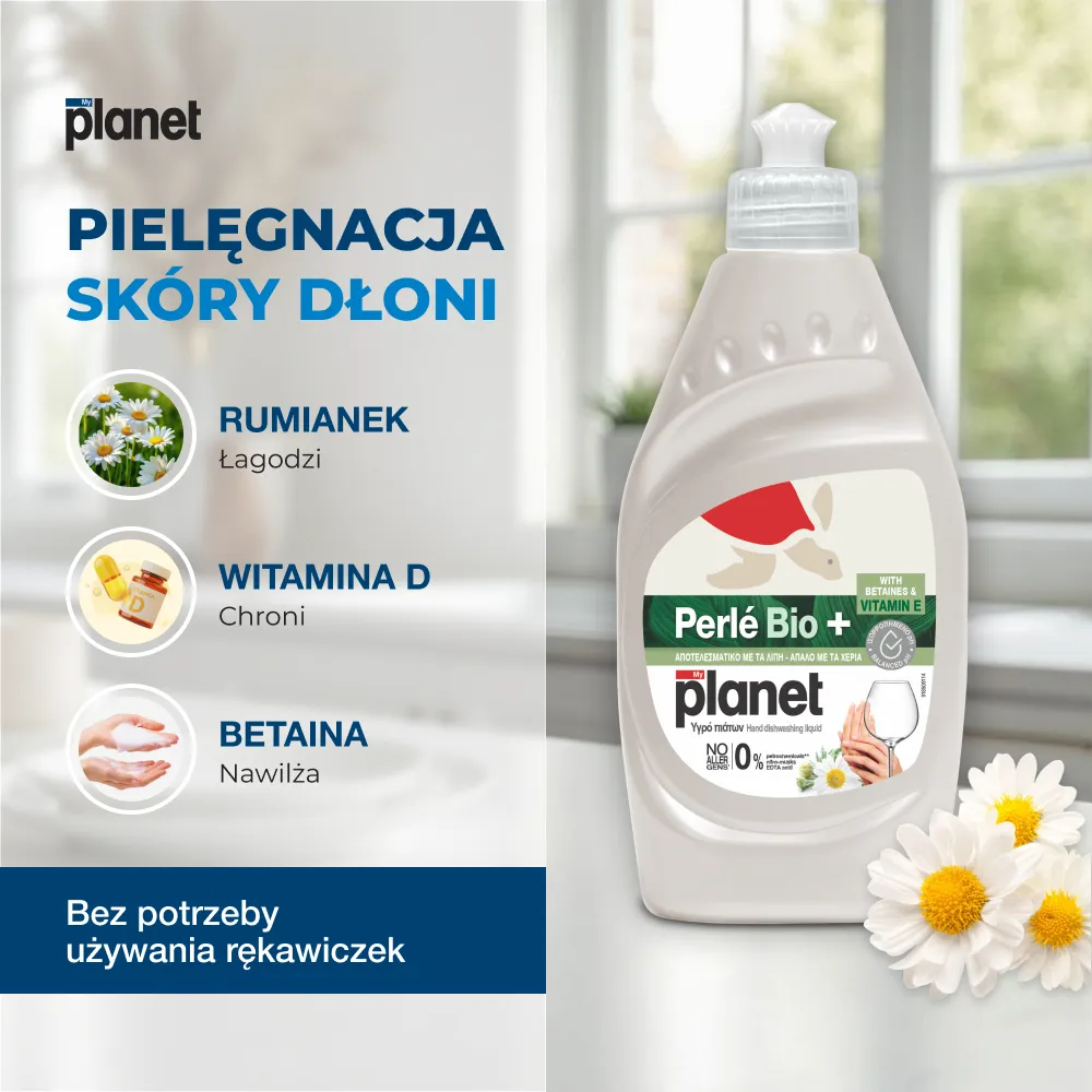 MY PLANET PŁYN DO MYCIA NACZYŃ DLA WRAŻLIWEJ SKÓRY PERLE BIO+ – Image 4