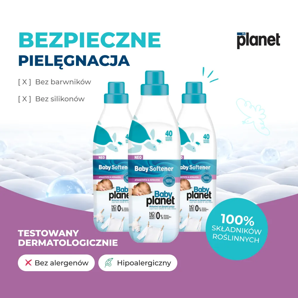 BABY PLANET HIPOALERGICZNY SKONCENTROWANY PŁYN DO PŁUKANIA UBRANEK OD PIERWSZYCH DNI ŻYCIA 900ML – Image 4