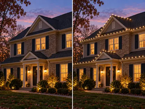 Christmas Light Installation in Morrisville