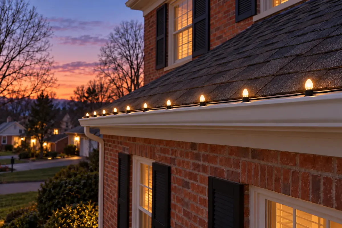 Christmas Light Installation