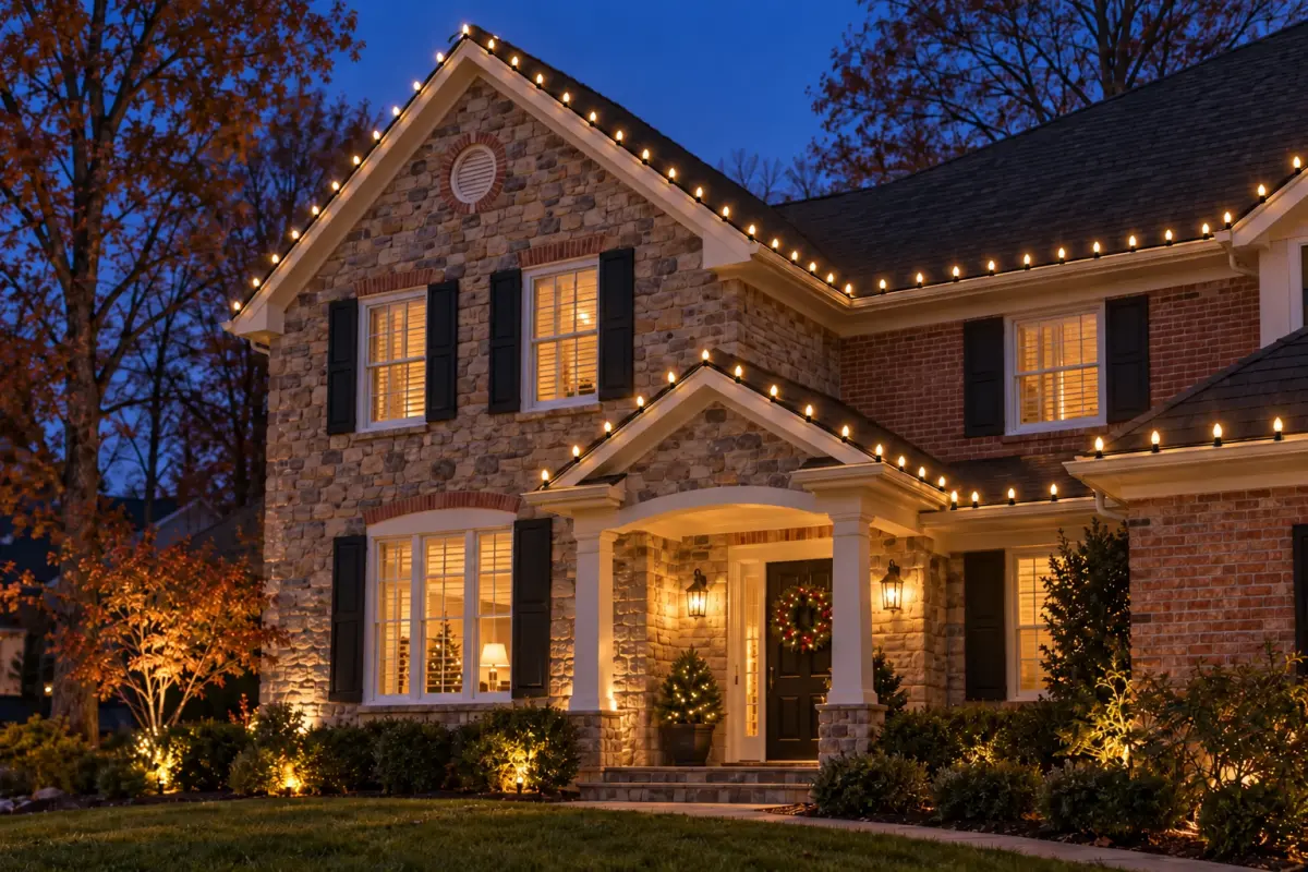 Morrisville Christmas Light Installation