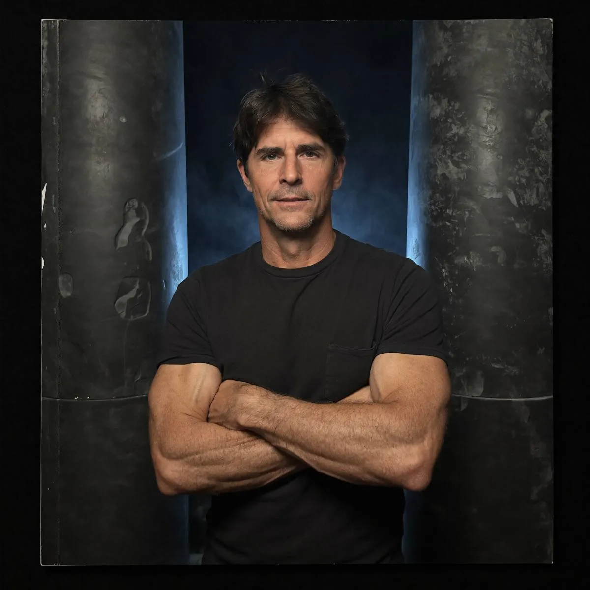 Eric, founder of Foundation Performance Lab, in athletic conditioning form