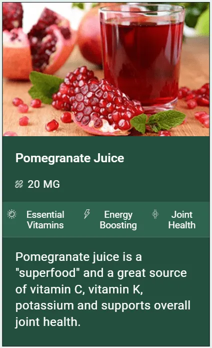Puradrop Pomegrante Juice