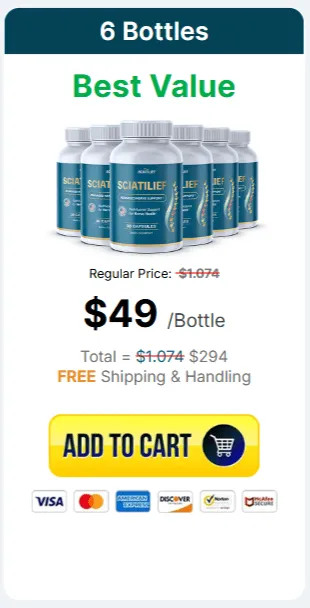 sciatilief 6 bottles price