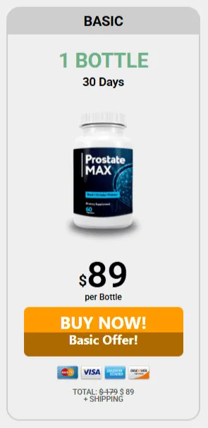 prostate max 1 bottle price