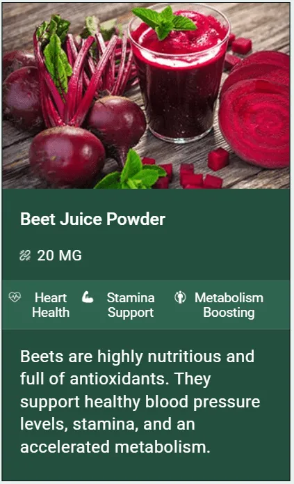 Puradrop Beet Juice Poweder