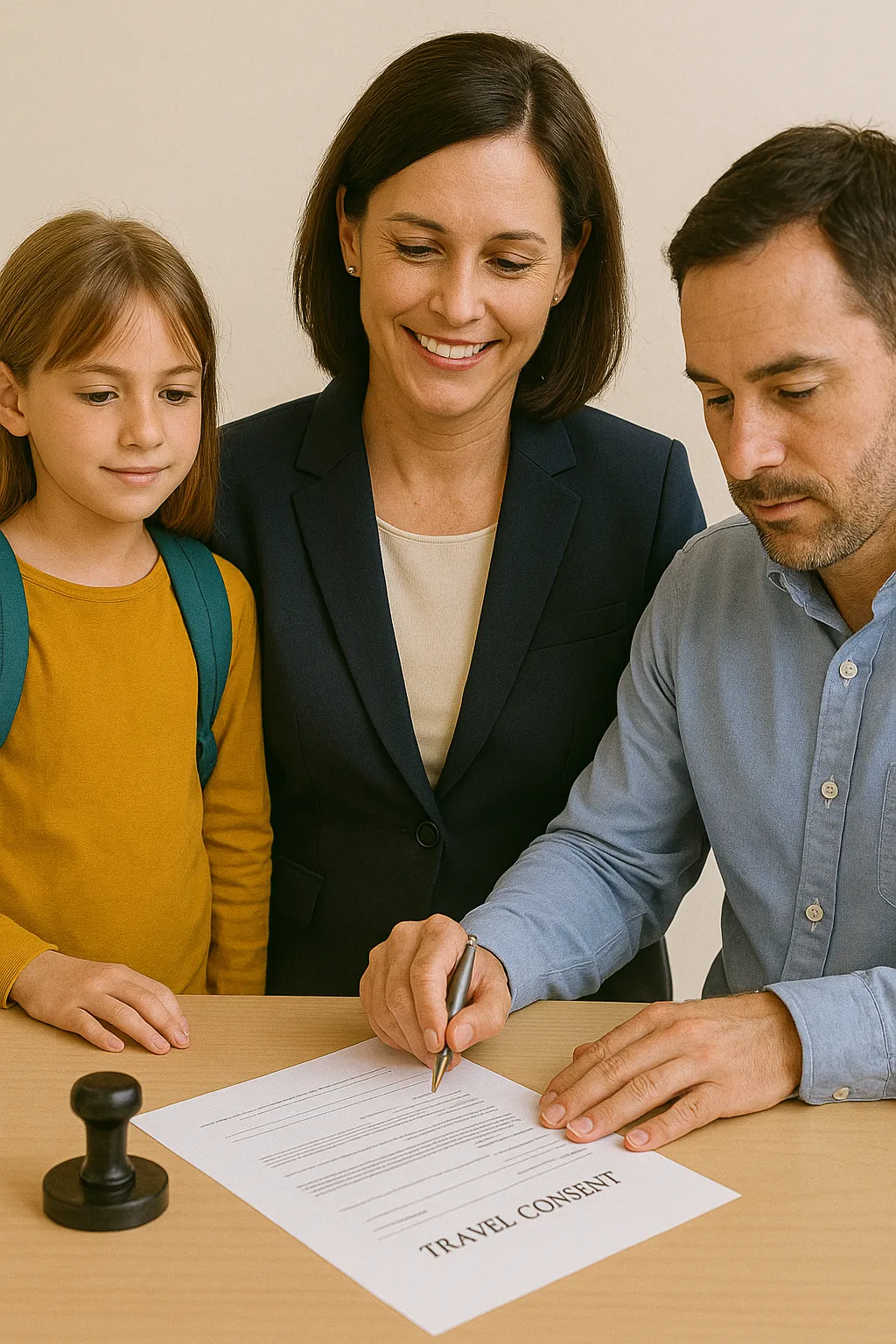 Minor Travel Consent Notarization
