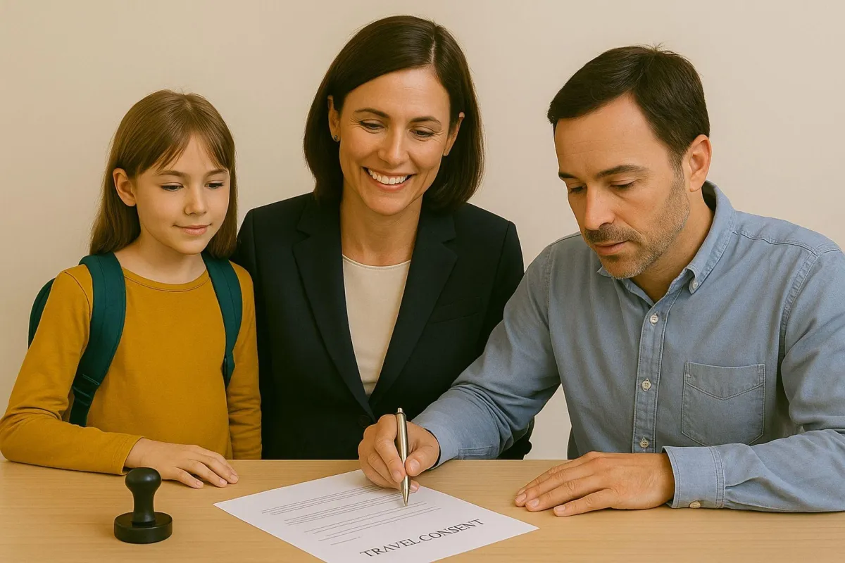 Minor Travel Consent Notarization