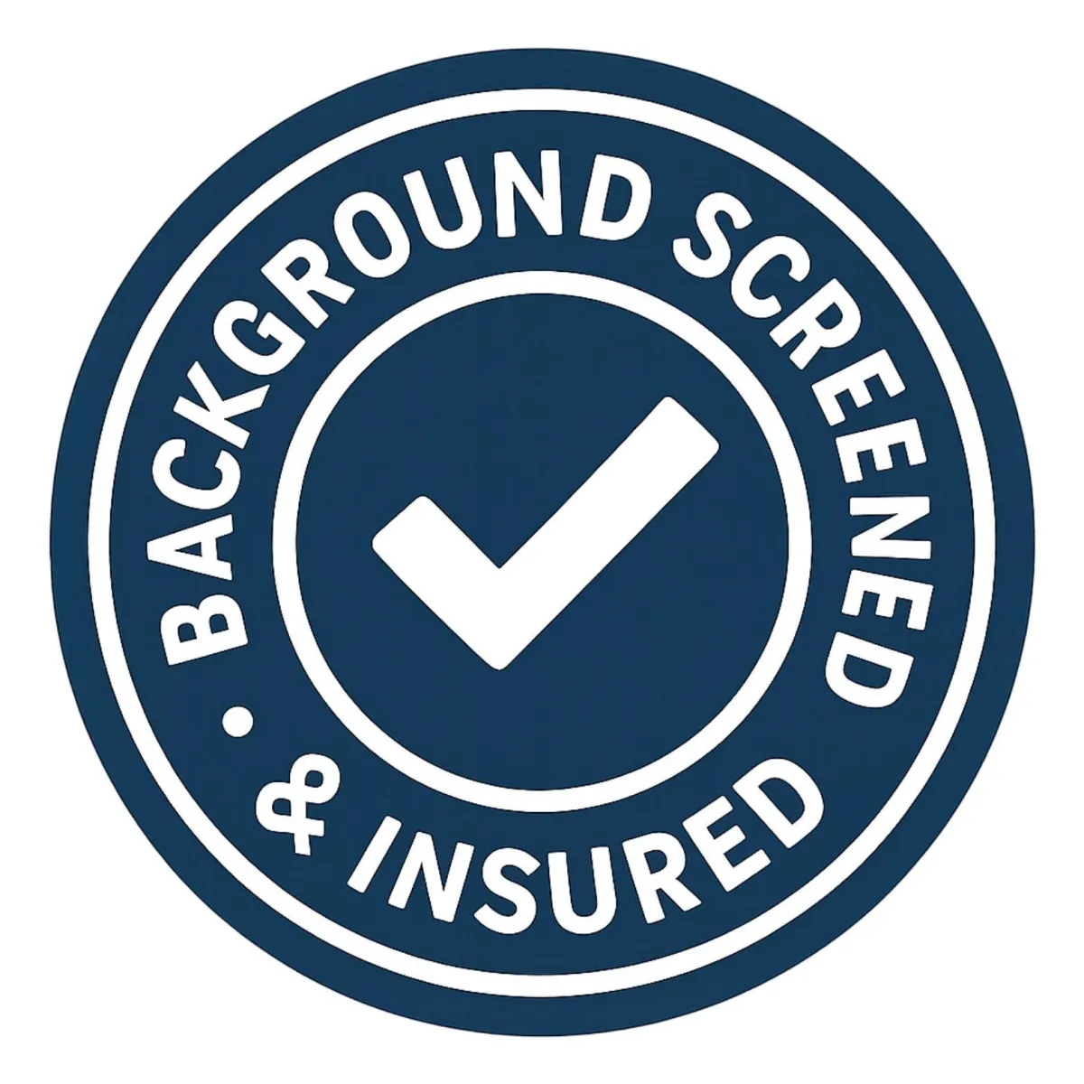 Background Screened & Insured Badge