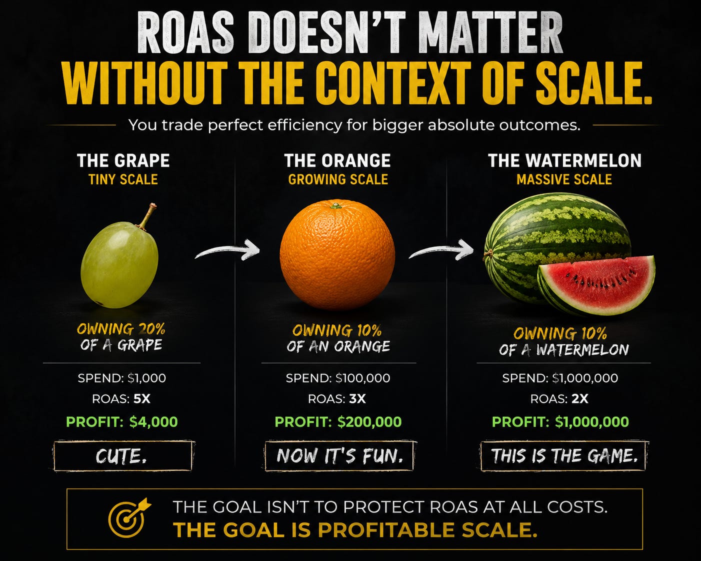 ROAS Means Nothing Without Scale