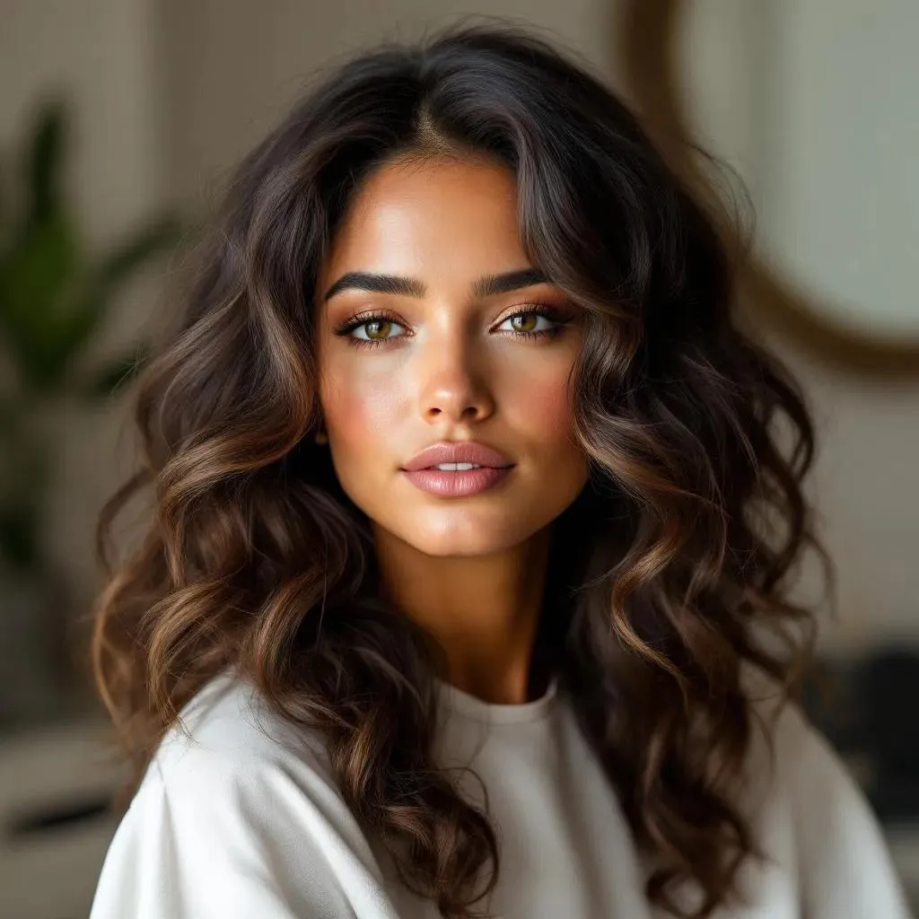 Natural textured hair after a professional blowout by Harmony Strands mobile hairstylist Ellisha Powell