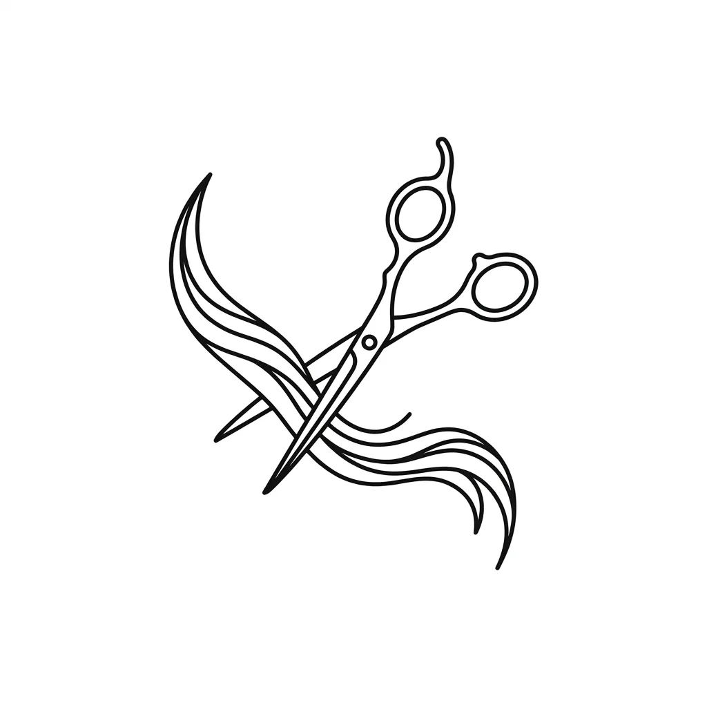 Harmony Strands maintenance icon — thin-line calendar with a leaf representing ongoing hair and scalp care.