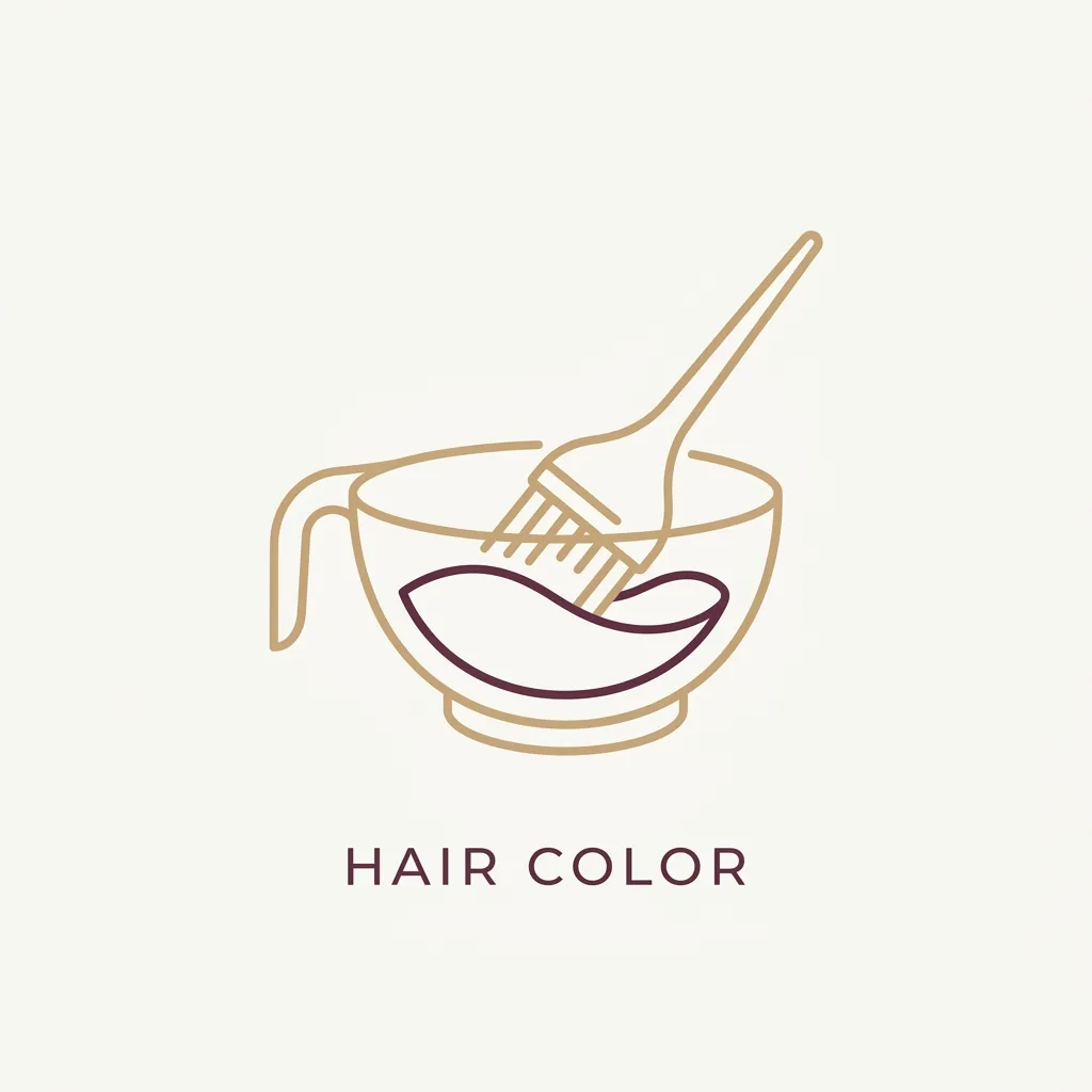 Harmony Strands advanced styling icon — thin-line star crest symbolizing premium, approval-only styling services.