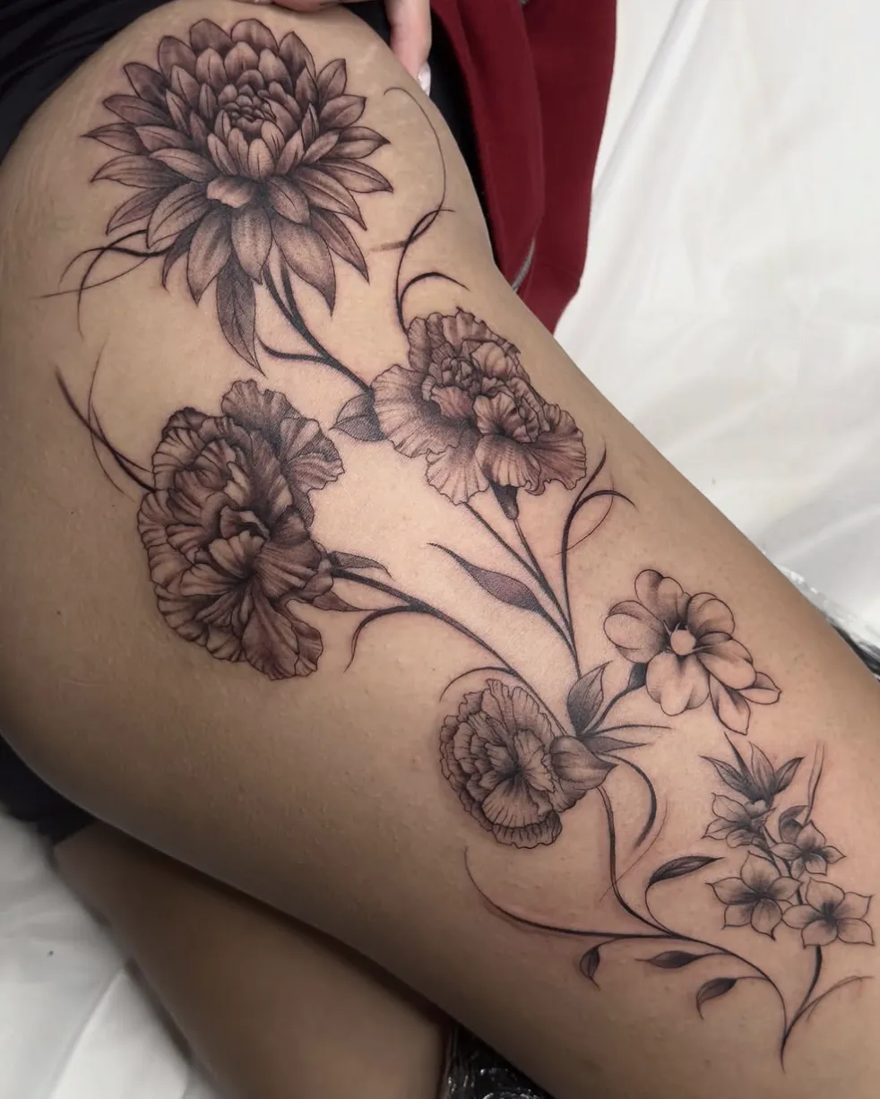 Indigenous-inspired tattoo artwork by Tattoo's By Buck