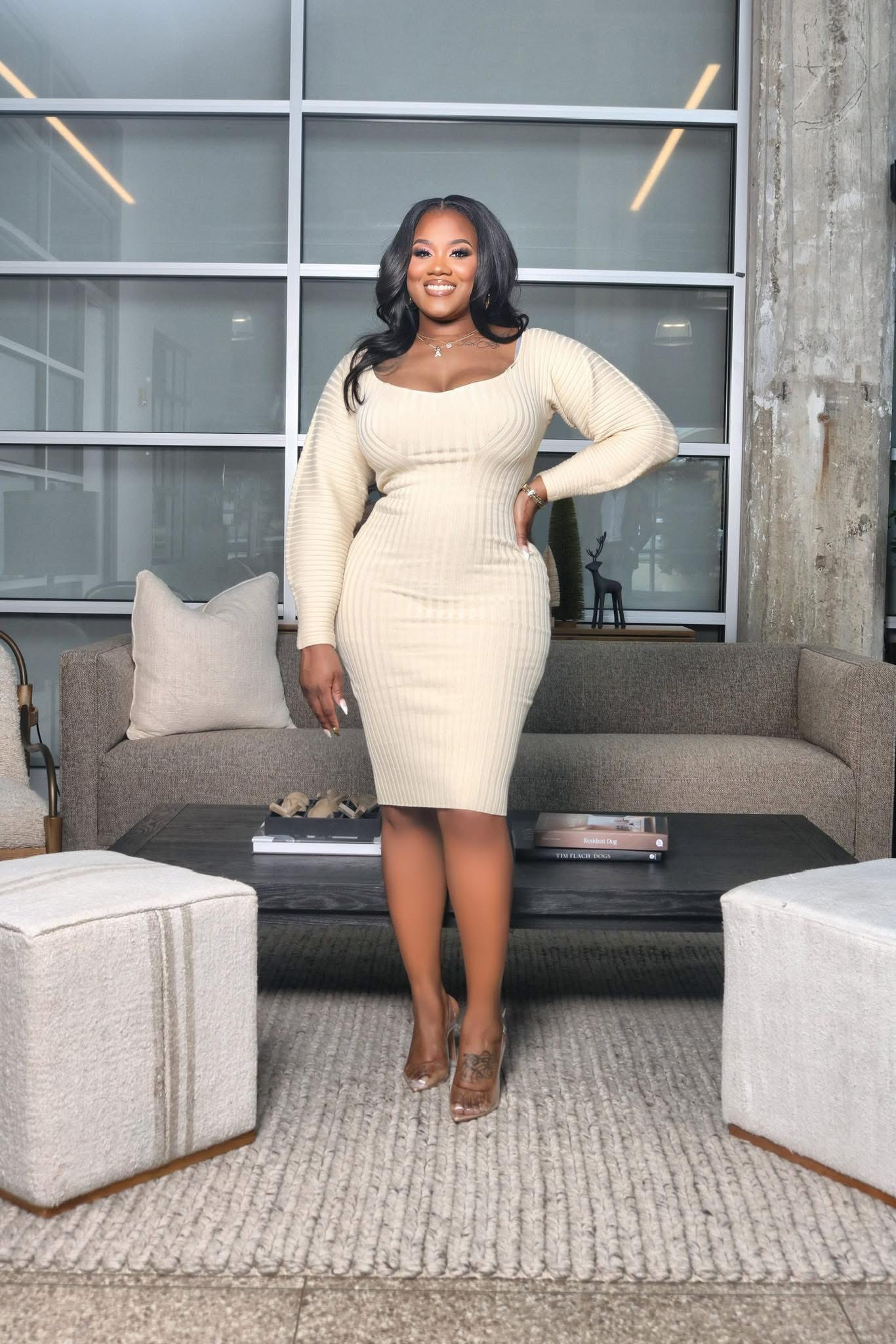 Woman reflecting during a season of becoming