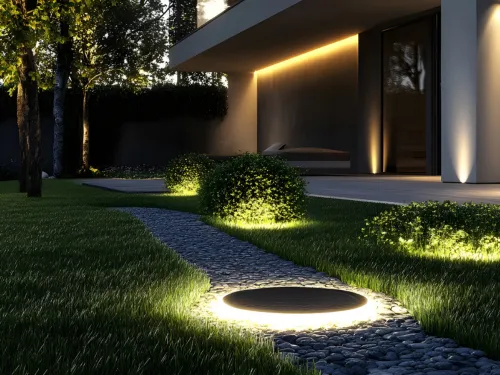 Landscape lighting in Atlanta
