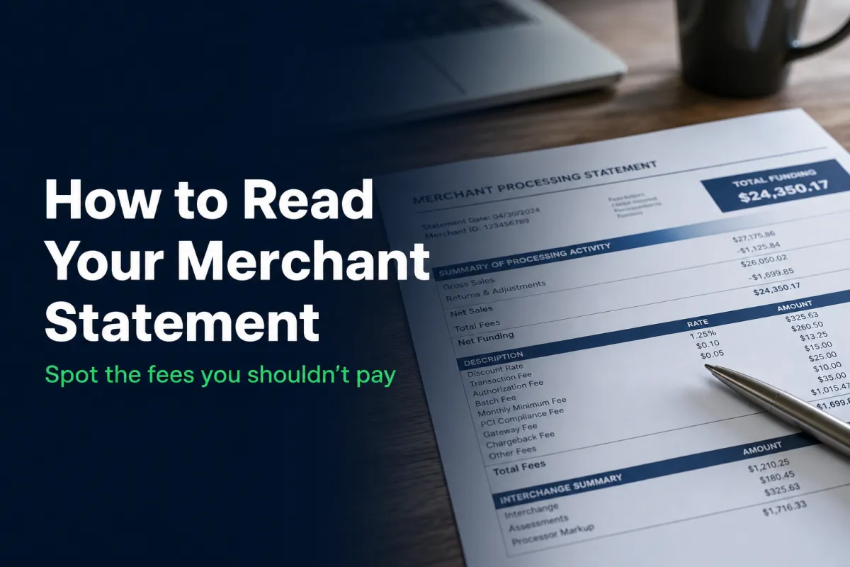 How to Read Your Merchant Statement (and Spot the Fees You Shouldn't Pay)