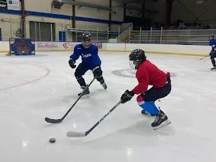 Hockey Player Developing Skill