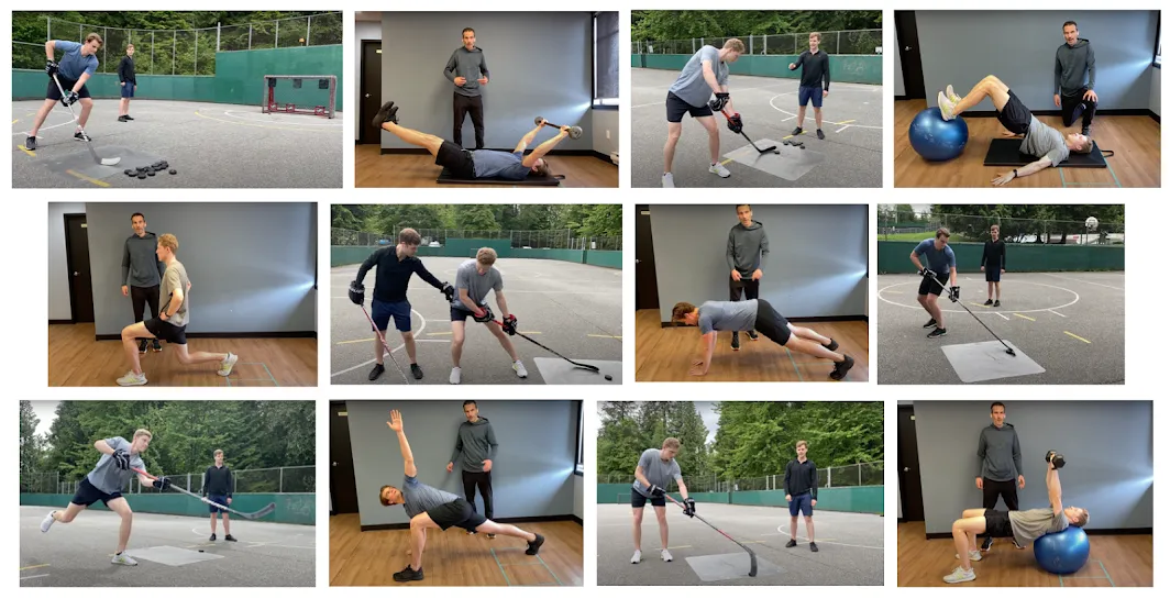 Hockey Skills and Fitness Exercises