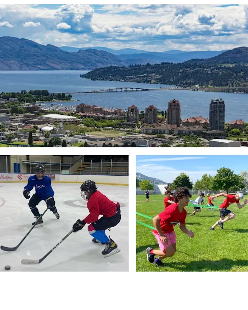 Kelowna Hockey Camp, On Ice, Dryland & Cityscape