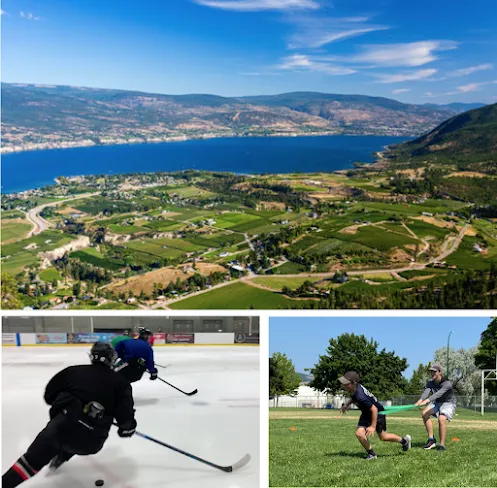 Summerland Hockey players training