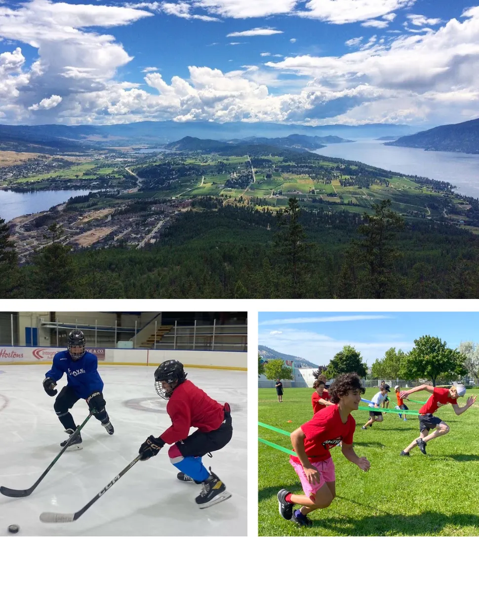 Lake Country Summer Ice Hockey Camp, On Ice, Dryland & Cityscape