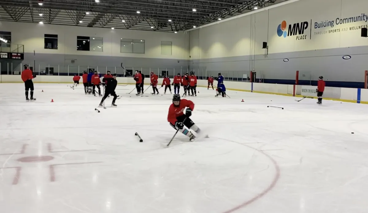 Player Making a Tight Turn