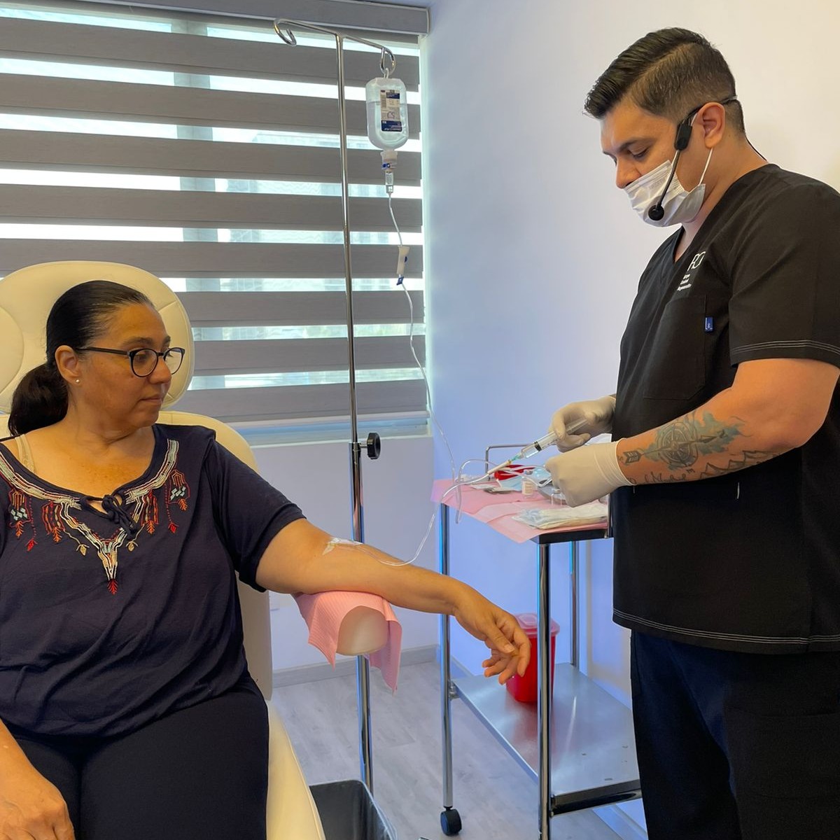 Terapia celular NAD con estilo médico premium