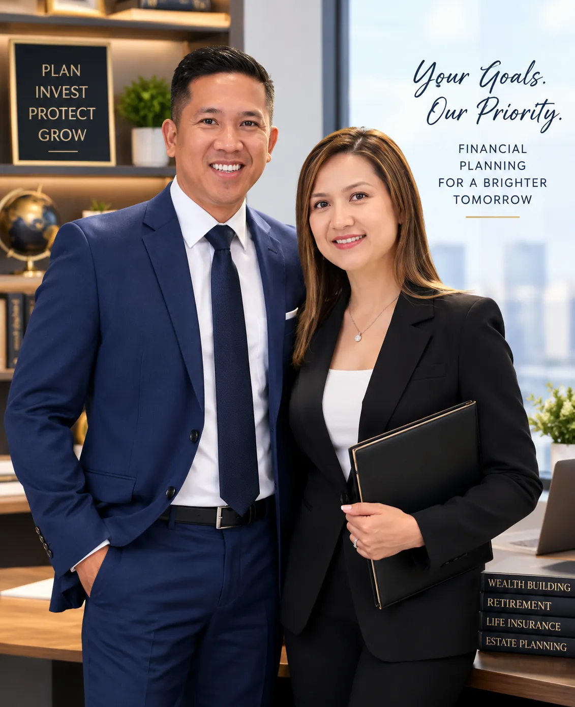Senior Canadian Insurance Advisor in executive consultation setting