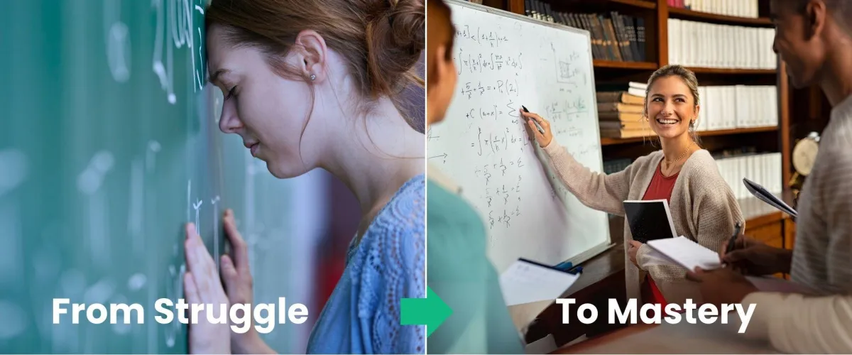 Math confidence transformation