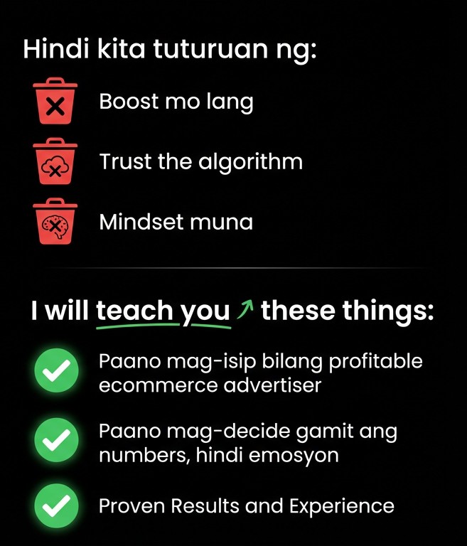 I will teach you these things