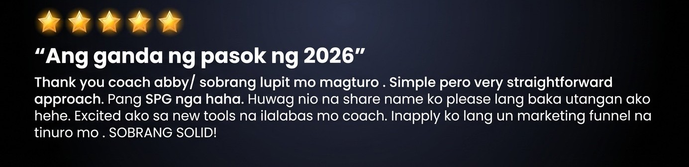 Ang ganda ng pasok ng 2026