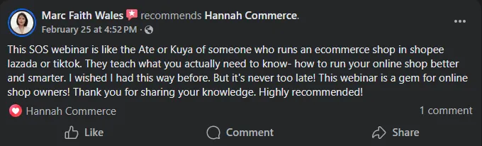 This webinar is a gem for online shop owners!