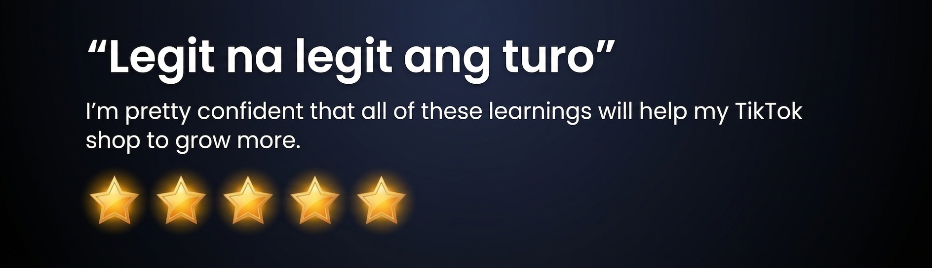 Legit na legit ang turo