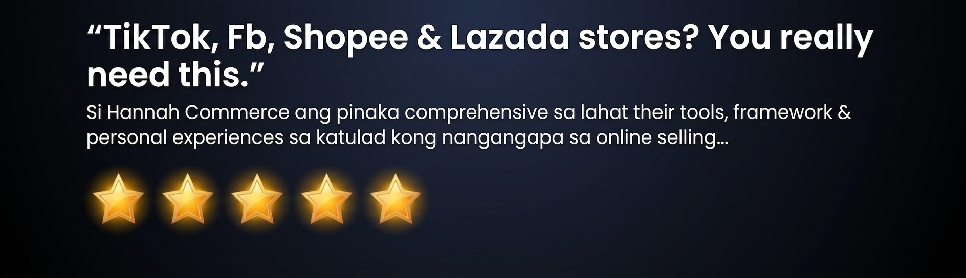 TikTok, Fb, Shopee & Lazada stores? You really need this.