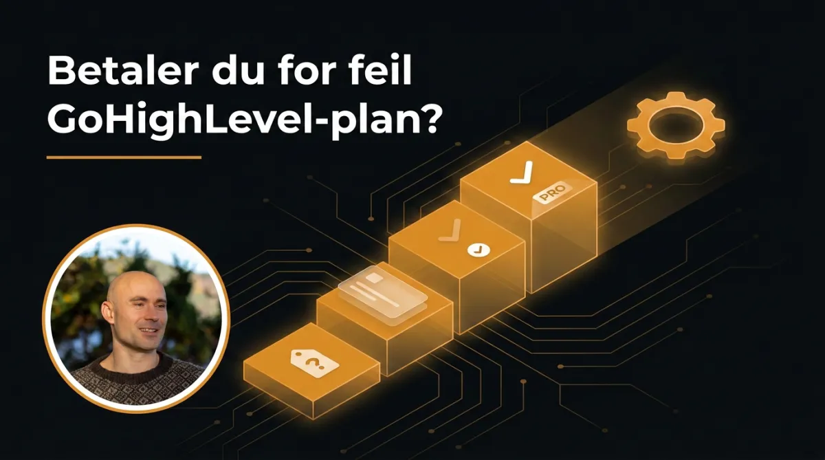 GoHighLevel abonnementsplaner i Norge: Velg riktig