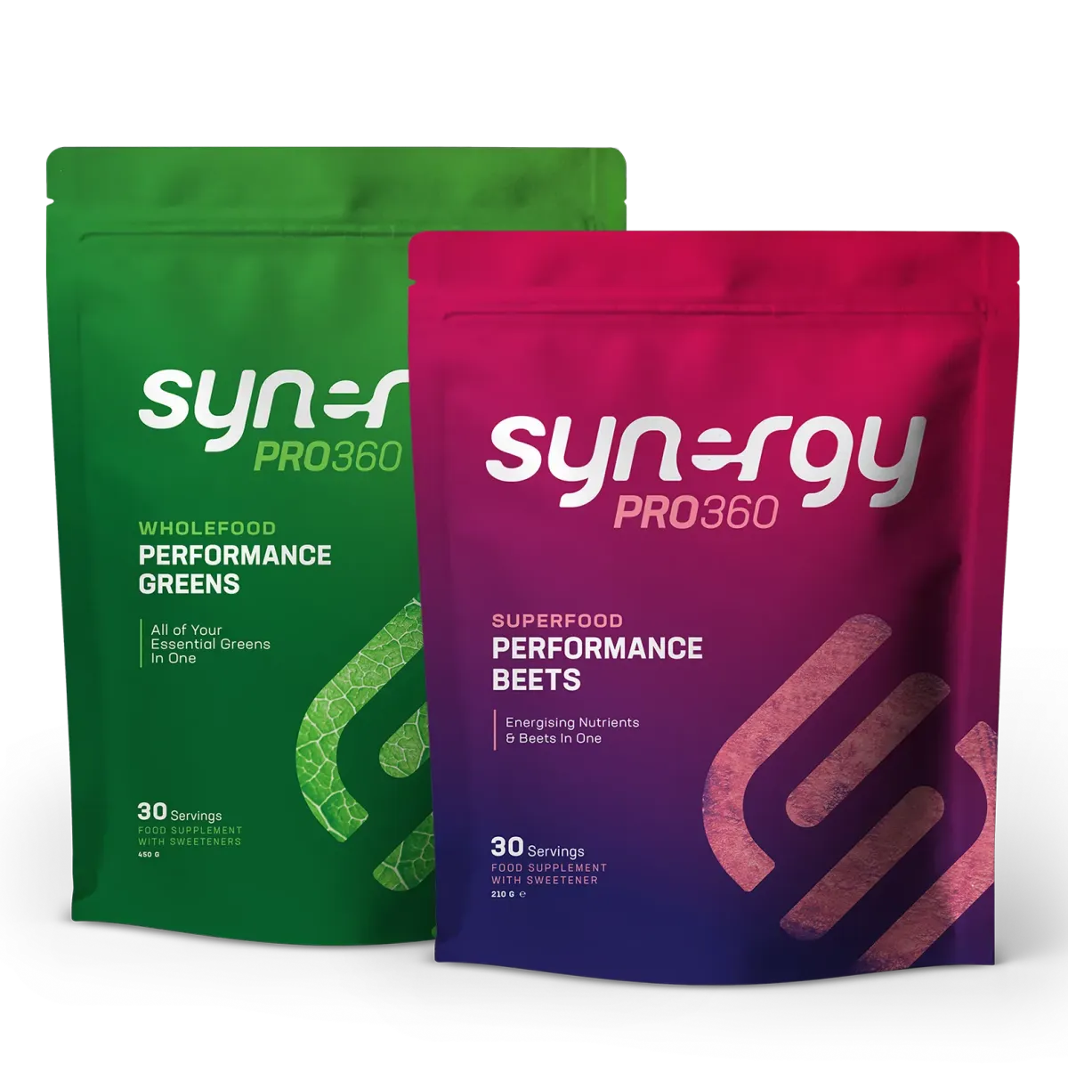 Synergy Pro360 duo pack - Performance Greens and Performance Beets