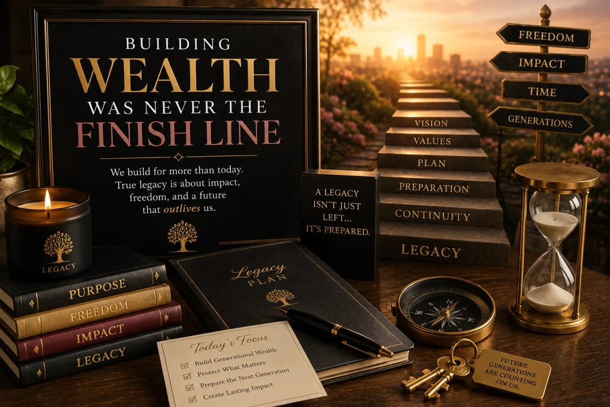 Building Wealth Was Never the Finish Line