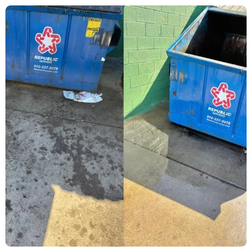 A&R - Dumpster Pad Pressure Washing