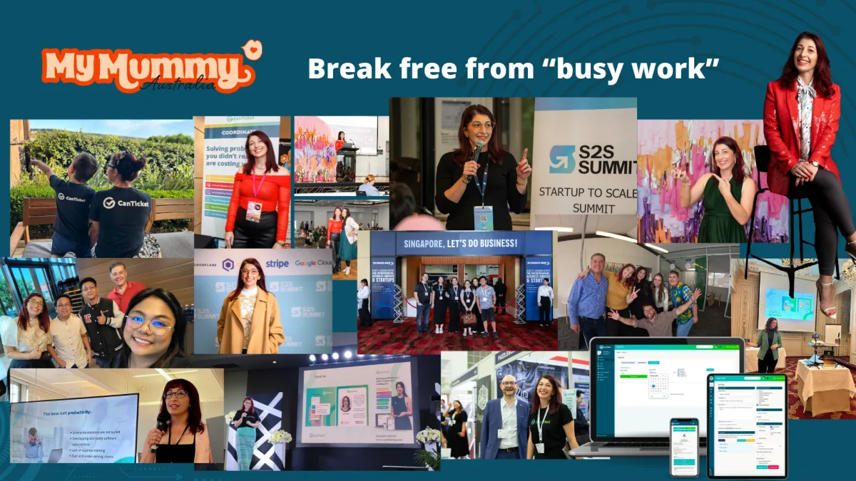 CanTicket, MyMummy Australia Busy Work Masterclass