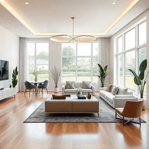 Perfectly remodeled interior of a home in Coral Springs, FL showcasing modern design and elegant finishes.