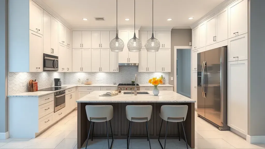 Kitchen Layout Redesign projects in Coral Springs, FL showcasing modern design and functionality.